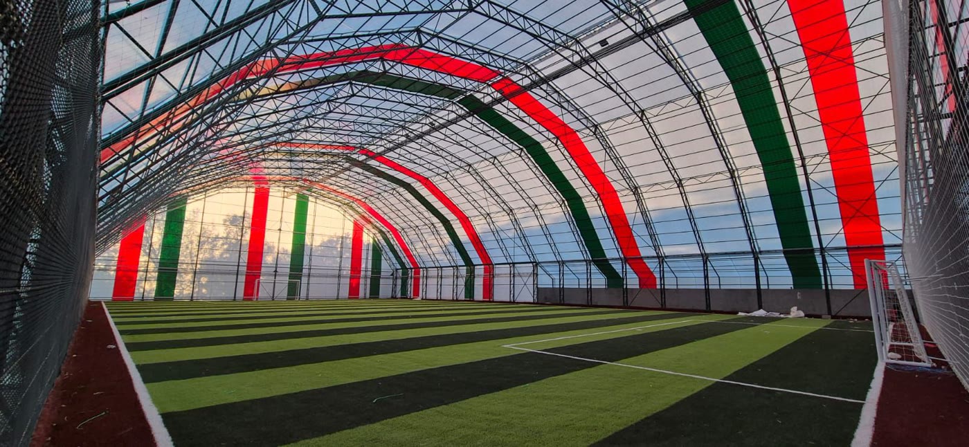 Indoor football pitch reference project 9