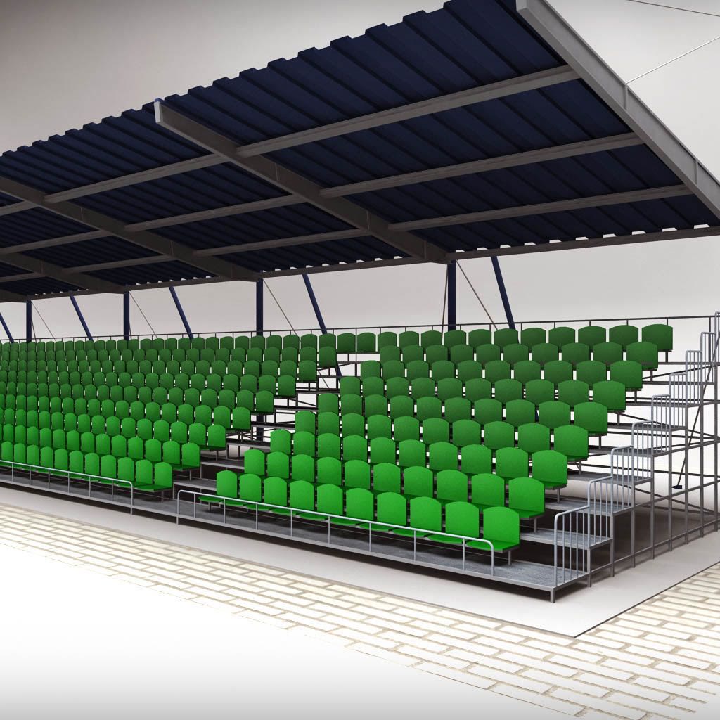 Portable grandstand reference project 6