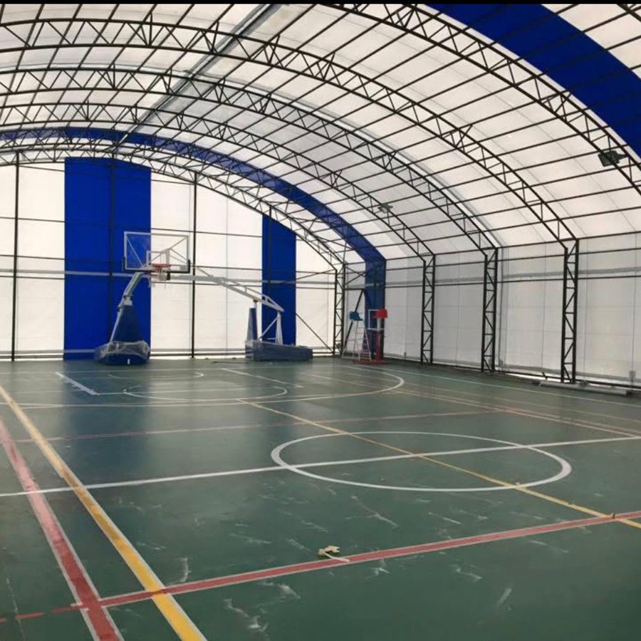 إنشاء ملاعب كرة السلة والكرة الطائرة